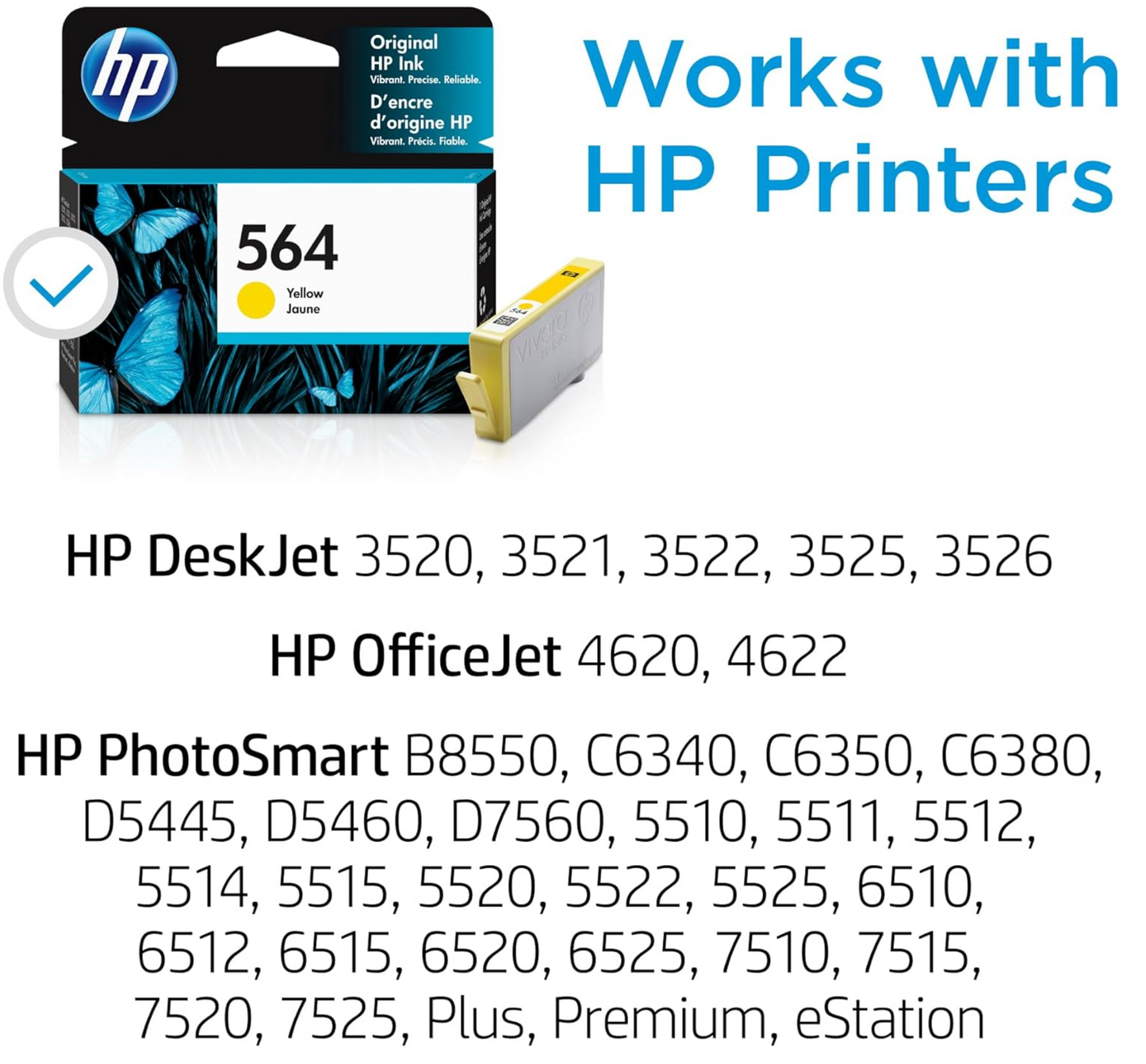 HP 564 | Ink Cartridge | Yellow