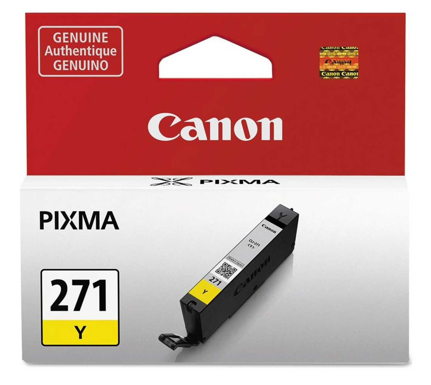 Canon Genuine Canon CLI-271 Ink Cartridge, Yellow