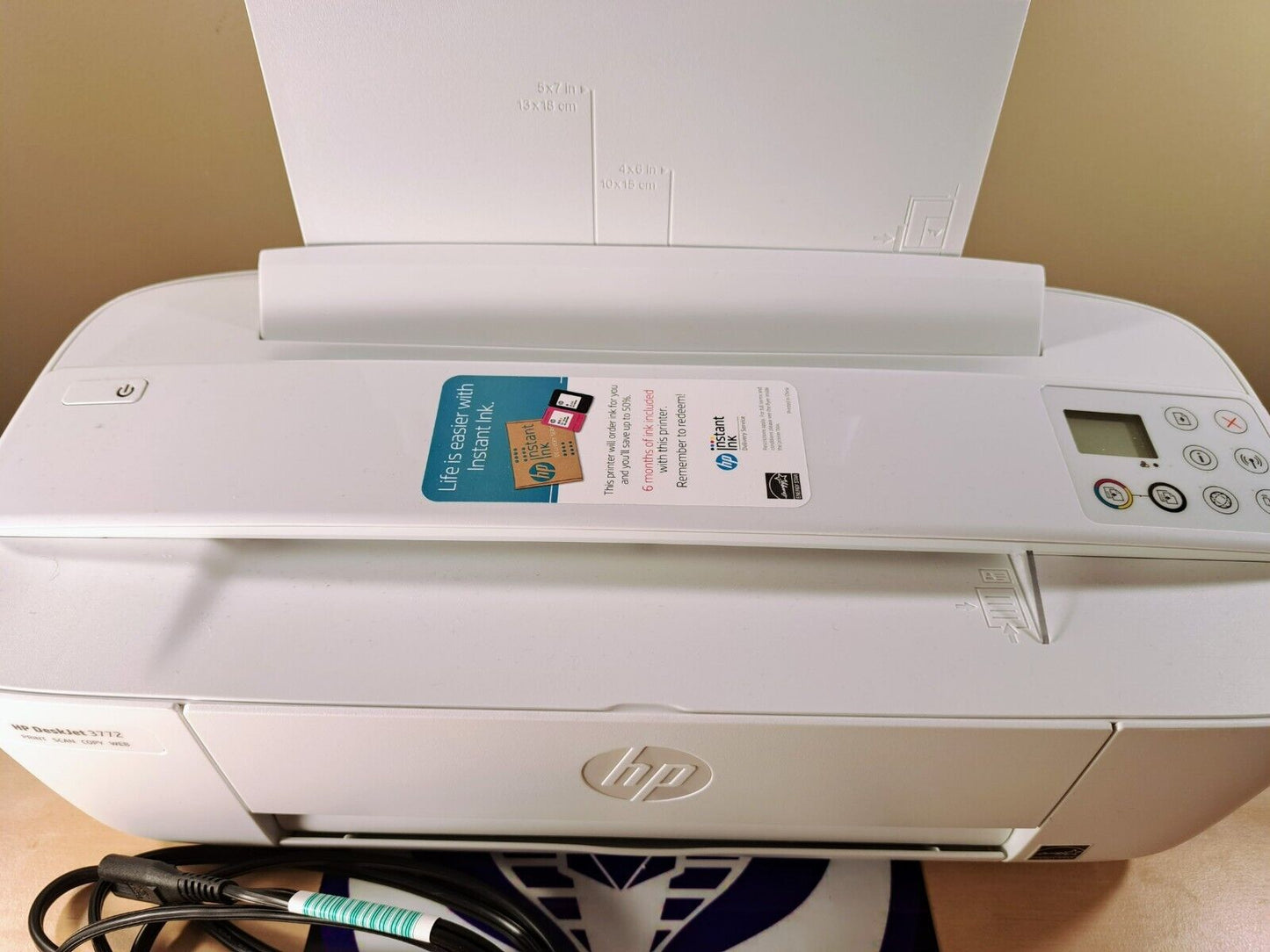 HP DeskJet 3772e All-in-One Wireless Colour Inkjet Printer