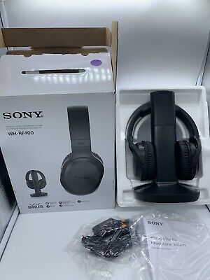 Sony WH-RF400 Over-Ear Sound Isolating RF Headphones - Black