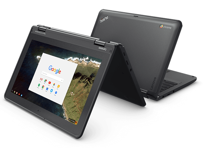 Touch screenLenovo ThinkPad Yoga 11e Chromebook (4th Gen) - 11.6" - Celeron N3450 - 4 GB RAM - 32 GB eMMC